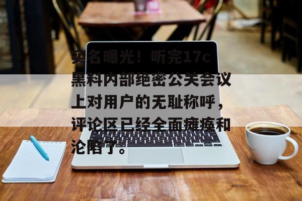 实名曝光！听完17c黑料内部绝密公关会议上对用户的无耻称呼，评论区已经全面瘫痪和沦陷了。